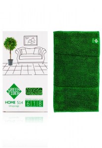 Спонж Твист Гринвей зеленый (Green Fiber HOME S14). Фото